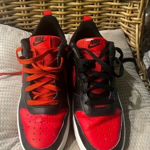 Nike Red and Black Sneakers